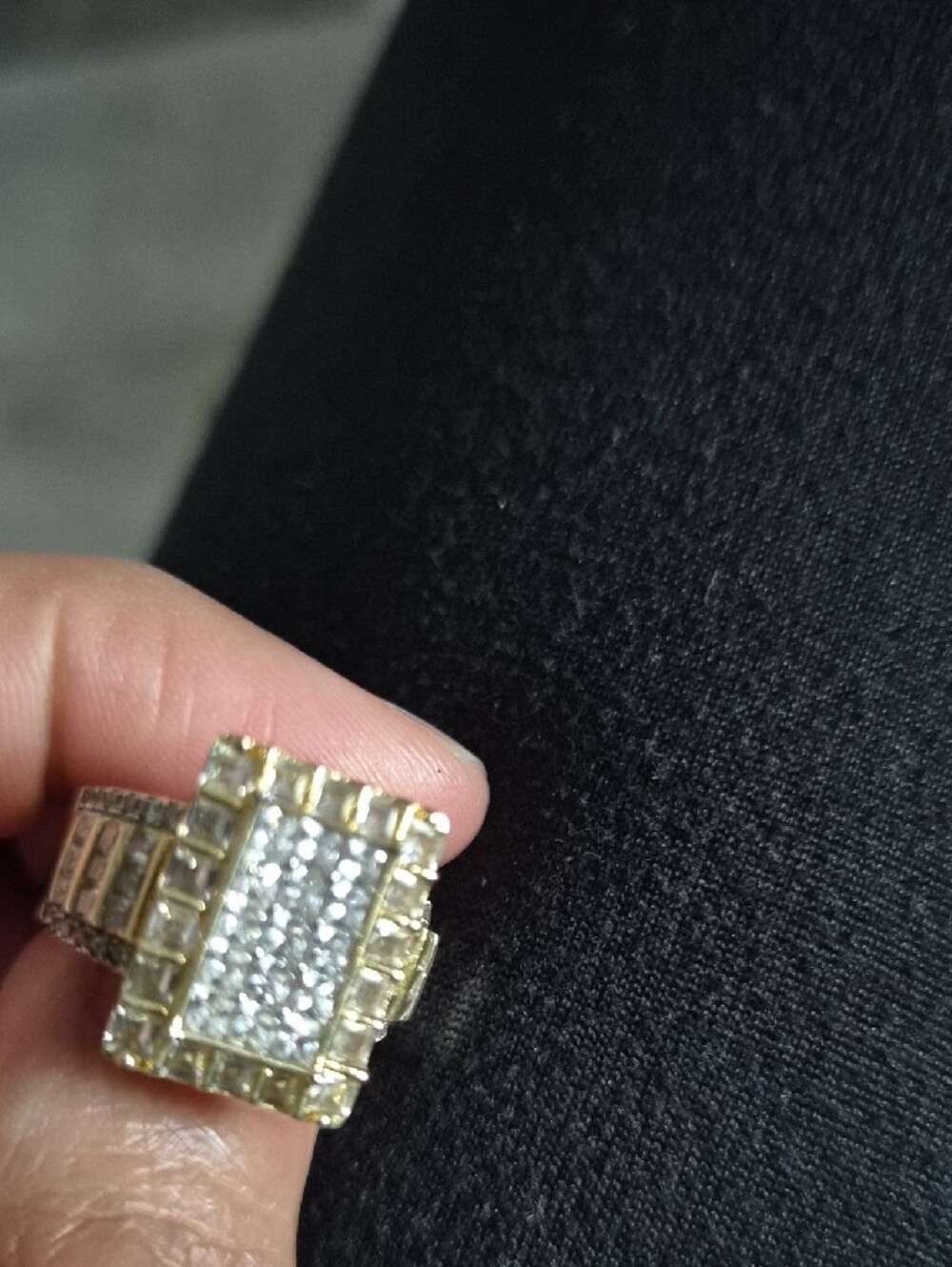 925 CN FZN Goldtone Ring